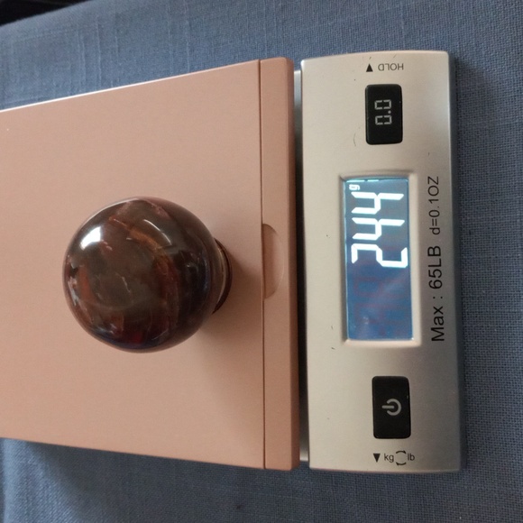 Petrified Wood Crystal Sphere - Picture 7 of 8